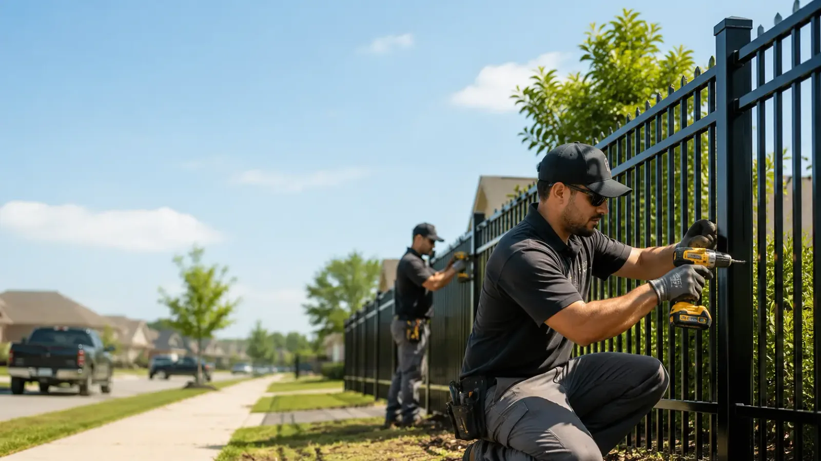 Metal Fence Installation in Slaughters, KY